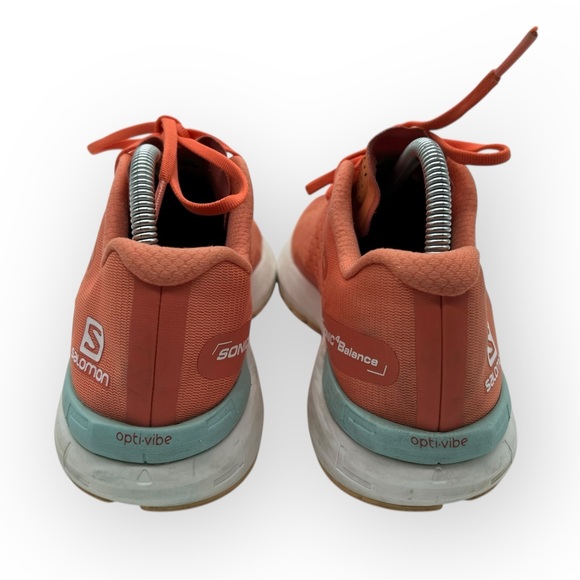 Salomon Pink and Blue Athletic Shoes for Performance - Picture 4 of 7